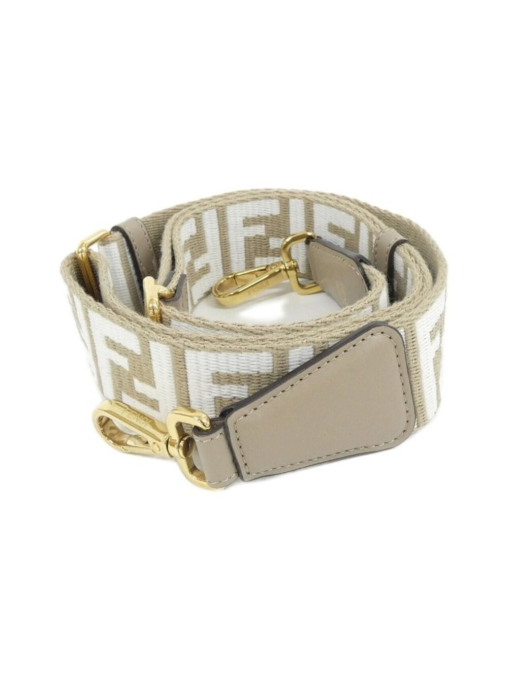 Fendi Strap You Bag Straps Gray